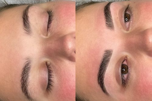 Eyebrow Tinting Before and After Pictures 2