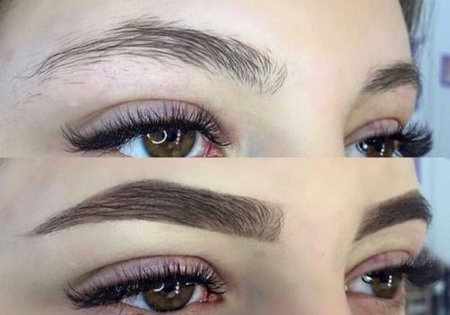 Eyebrow Tinting Before and After Pictures 4